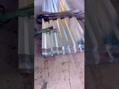 Προχρωματισμένο χρώμα επικαλυμμένο φύλλο ΓΙ 4x8 οροφή κυματοειδές μέταλλο 18 20 22 μέτρο